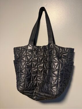 Michael Kors Black Quilted Tote Bag